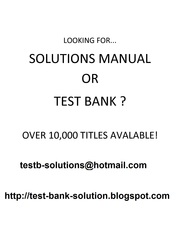 test bank & solutions manual